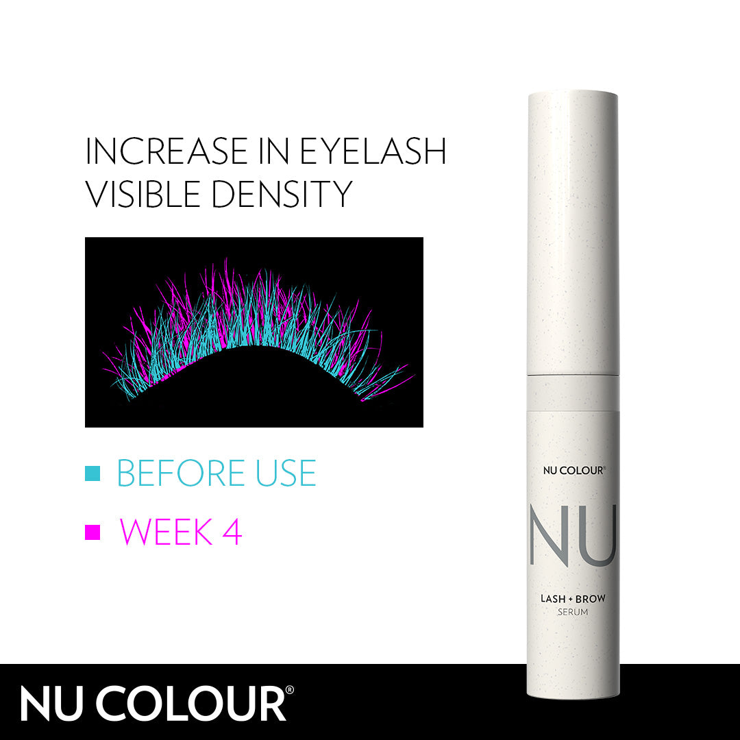 NU COLOUR LASH + BROW SERUM AND MASCARA